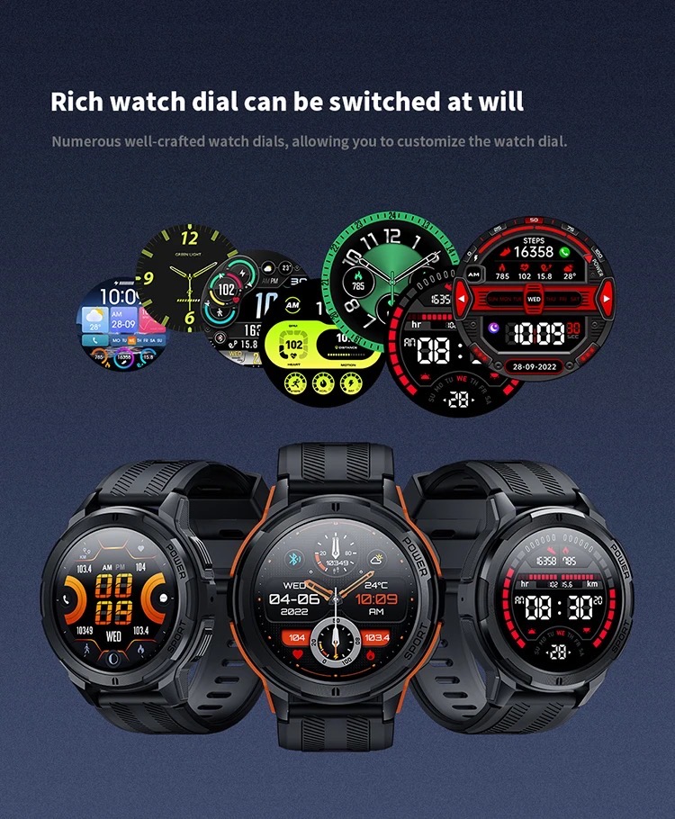 Kawa C Amoled Display Smart Watch